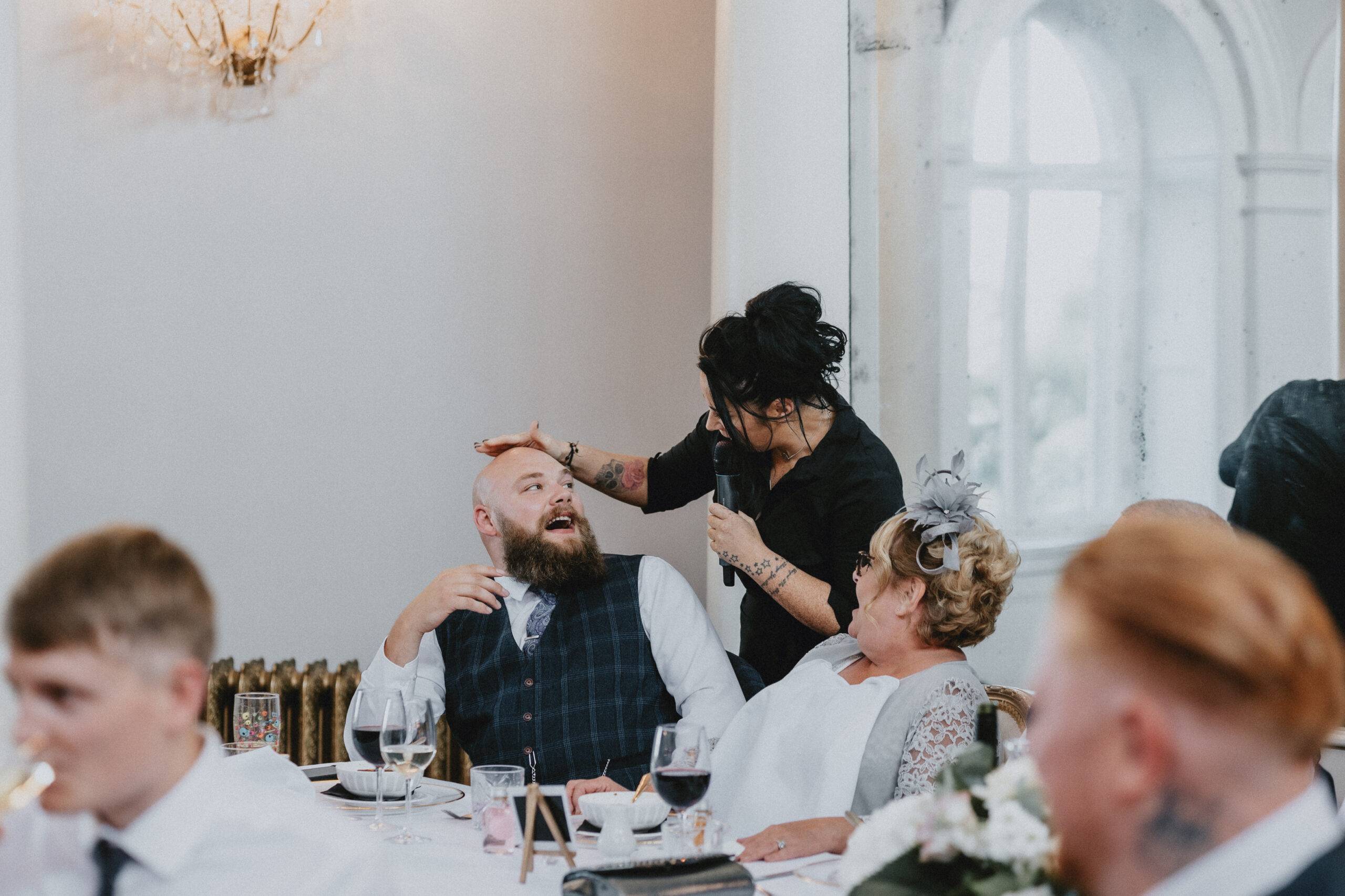 Emily + Anthony - Lartington Hall Newcastle Singing Waitresses